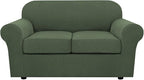 H.VERSAILTEX 3 Piece Stretch Sofa Covers by HVERSAILTEX