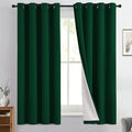 Yakamok 100% Blackout Curtain Panels 63 inches Cold and Light Blocking Drapes by Yakamok