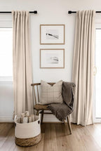 100% Blackout Shield Linen Blackout Curtains - Image 6