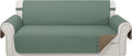 Reversible 4 Seater Sofa Cover 91 Inch Large Couch Cover Furniture Protector by LuxshareHome