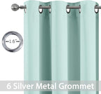 Yakamok Blackout Curtains for Bedroom，Thermal Insulated Room Darkening Drapes - Image 2