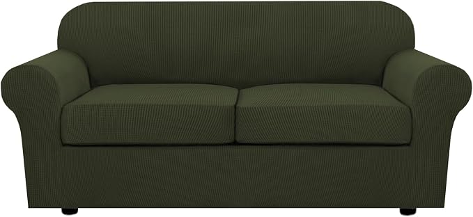 H.VERSAILTEX 3 Piece Stretch Sofa Covers by HVERSAILTEX