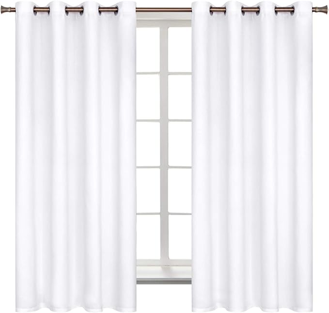 BGment Room Darkening Curtains 63 Inches Long by BGment