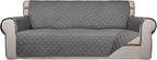PureFit Reversible Quilted Sofa Cover, Water Resistant Slipcover Furniture by PureFit