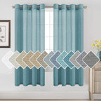 H.VERSAILTEX Linen Curtains Privacy Protection Home Fashion Natural Linen Rich by HVERSAILTEX