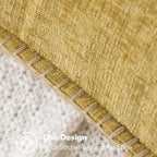 MIULEE Pack of 2 Couch Throw Pillow Covers 18x18 Inch Mustard Yellow Farmhouse - Image 2