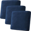 H.VERSAILTEX Velvet Stretch Couch Cushion Cover Plush Cushion Slipcover by HVERSAILTEX