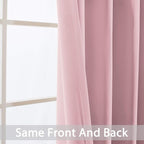 Yakamok Light Blocking Window Blackout Curtains Thermal Insulated Room - Image 6
