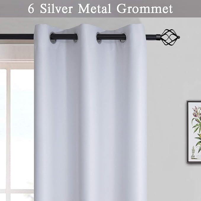 SimpleHome Gradient Color Ombre Blackout Curtains Thickening Polyester Thermal - Image 3