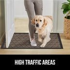 GORILLA GRIP 100% Waterproof All-Season WeatherMAX Doormat, US Designed Natural - Image 7