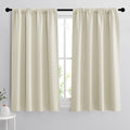 RYB HOME Short Curtains for Bedroom, Room Darkening Insulated Summer Heat Light by RYBHOME