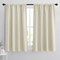RYB HOME Curtains for Bedroom Living Room 63 inches Long, Thermal Insulated by RYBHOME