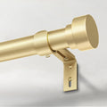 Extra Long Curtain Rods for Windows 32 to 240 Inch, 1 Inch Gold Heavy Duty by IFELS