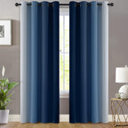 Yakamok 96 Inch Length Light Blocking Thermal Insulated Grommet Window Drapes - Image 2
