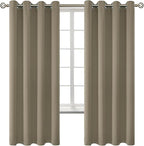 BGment Room Darkening Curtains 72 Inches Long by BGment