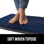GORILLA GRIP 100% Waterproof All-Season WeatherMAX Doormat, US Designed Natural - Image 7