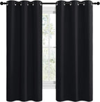 NICETOWN Bathroom Blackout Thermal Curtains and Drapes - Image 2