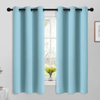 Yakamok Sky Blue Blackout Curtains by Yakamok