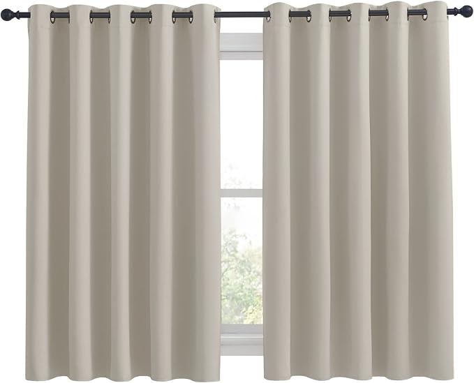 NICETOWN Thermal Insulated Narural Blackout Curtains - Image 2