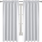 DWCN Blackout Curtains for Bedroom – Rod Pocket Thermal Insulated Noise - Image 9