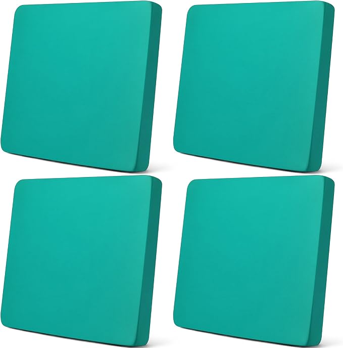 Newwiee Set of 4 Stretch Patio Cushion Covers Sofa Couch Seat Chair Slipcovers by Newwiee