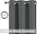 Yakamok 84 Inch Length Blackout Curtains - Image 2