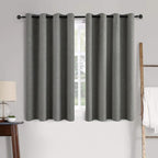 MIULEE Linen Texture Curtains for Bedroom Solid 100% Blackout Thermal Insulated by MIULEE