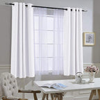 NICETOWN White Curtain Panels for Dining Room - Image 7