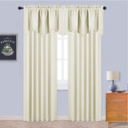 NICETOWN Blackout Valance Curtains, Farmhouse Short Kitchen Curtain Valances - Image 5