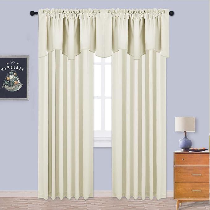 NICETOWN Blackout Valances for Kitchen Window - Image 5