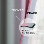 Yakamok Ombre Pink and Grey Curtains - Image 5