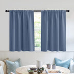RYB HOME Blackout Privacy Bathroom Window Curtains, Short Thermal Insulated by RYBHOME