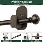 KAMANINA Curtain Rods No Drilling - Image 8