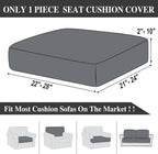 Couch Cushion Cover Seat Cushion Cover Stretch Armchair Cover Separate - Image 6