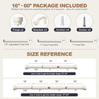 Lootkell Modern White Curtain Rods - Image 9