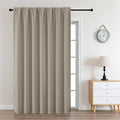 CUCRAF Light Beige Blackout Curtains Customize, Rod Pocket Room Darkening by CUCRAF