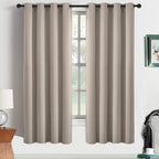 Yakamok Room Darkening Blackout Curtains Thermal Insulated Grommet Curtain by Yakamok