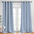 NICETOWN Vintage Blue Blackout Curtains 108 inches Long by NICETOWN
