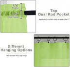 Sheer Curtains 84 Inches Long 2 Panels Set - Image 4