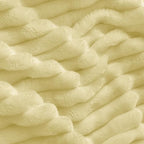 BEDELITE Fleece Blanket Twin Size – 3D Ribbed Jacquard Soft and Warm Decorative - Image 3