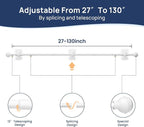 ENJOYBASICS No Drill Curtain Rods - Image 3