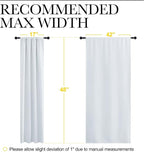 NICETOWN Greyish White Window Curtain Panels - Image 7