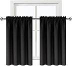 DWCN Black Short Blackout Curtains - Image 8