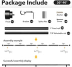 IFELS 2 Pack Heavy Duty Curtain Rods - Image 7