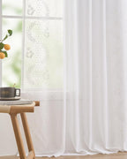 jinchan Belrose Linen Sheer Curtains - Image 5