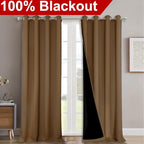 NICETOWN 100% Blackout Blinds, Laundry Room Decor Window Treatment Curtains - Image 2