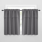 NICETOWN Short Curtains with Attached Valance - Image 6