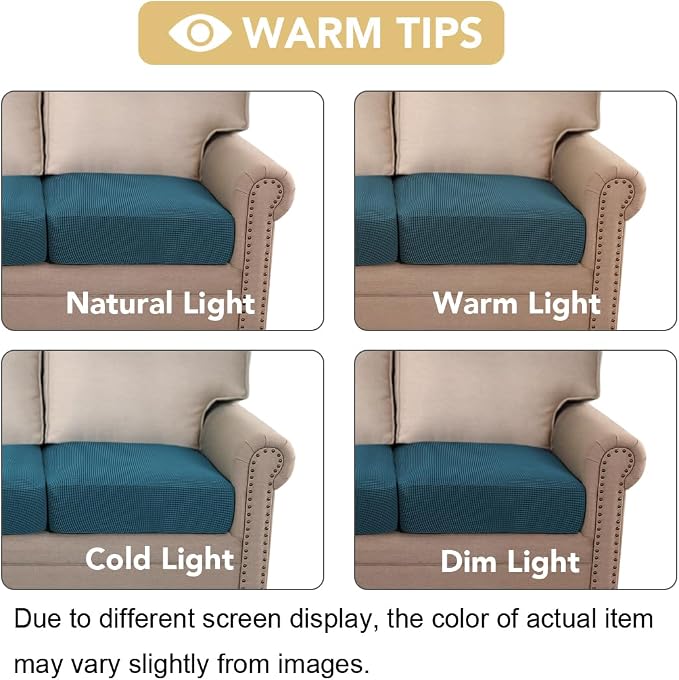 H.VERSAILTEX Super Stretch Individual Seat Cushion Covers - Image 7