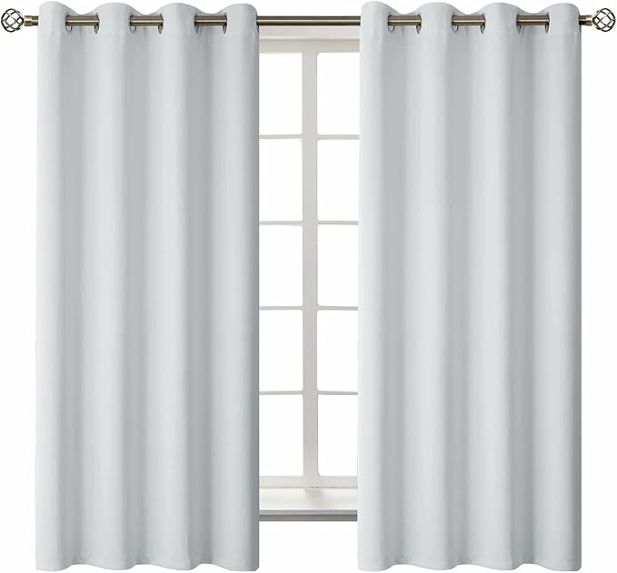 BGment Room Darkening Curtains 63 Inches Long by BGment