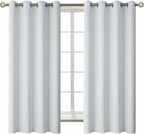 BGment Room Darkening Curtains 63 Inches Long by BGment